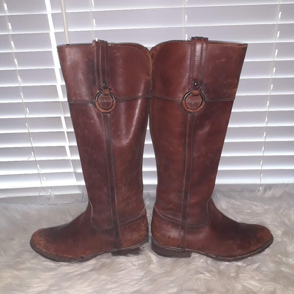 Frye brown leather boots - Picture 2 of 5
